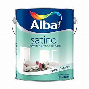 Alba Satinol Esmalte Sintetico Satinado Blanco 4 lts