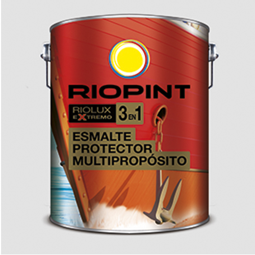 Riopint Riolux Esmalte + Convertidor Bermellon 0,25 lts