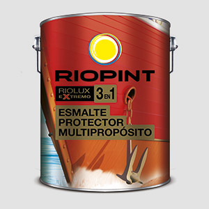 Riopint Riolux Esmalte + Convertidor Negro 1 lts