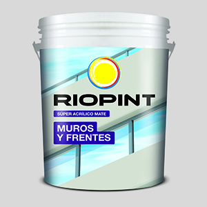 Riopint Latex Acrilico Exterior Amarillo Intenso 1 lts