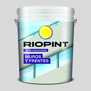 Riopint Latex Acrilico Exterior Gris Cemento Intenso 1 lts