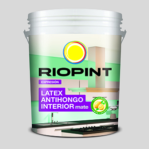 Riopint Latex Interior Antihongos Mate Blanco 10 lts