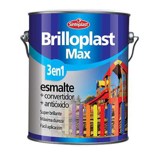 Brilloplast Esmalte + Convertidor Blanco 1 lts